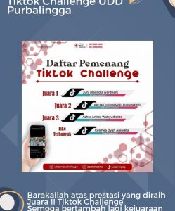 JUARA 2 LOMBA TIKTOK CHALLENGE DI HARI DONOR DARAH SEDUNIA
